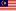 Flagge von  Malaysia
